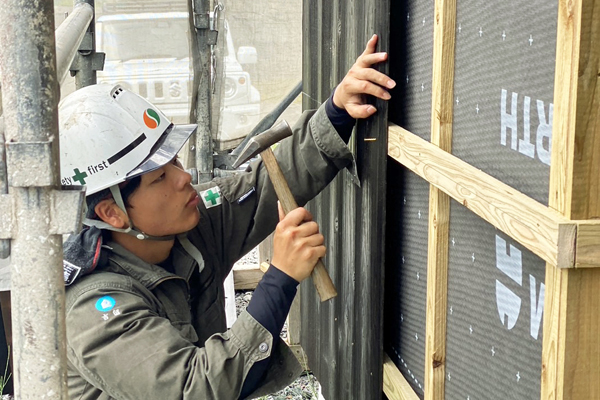 焼杉/外壁/無垢の木/自然素材/新越建設/木の家/鹿屋市/志布志市/大隅半島/工務店