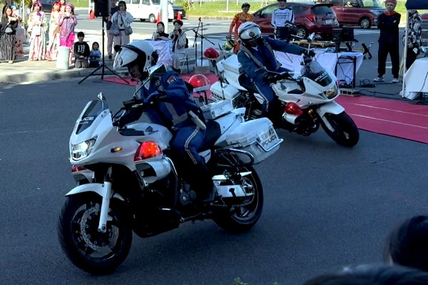 鹿児島県警/白バイ/新越建設